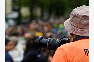 Der Fotograf am Grand Prix von Bern