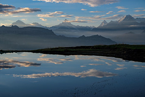Berner Alpen vom Niederhorn