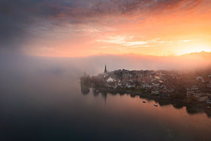 Sonnenaufgang über Berlingen Sonnenaufgang über Berlingen