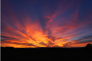 Wunderbare Abendstimmung