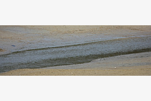 Lac des Brenets asséché