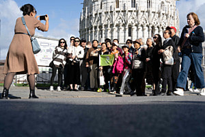 Pisa, bei der Battistero di San Giovanni