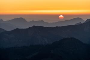 Sonnenuntergang in den Alpen Sonnenuntergang in den Alpen