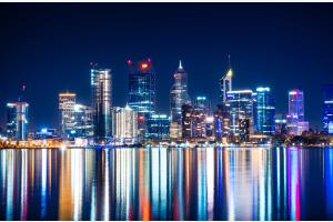 Perth Skyline at night