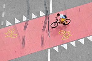 Auf der Velospur