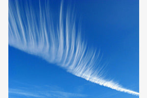 Feder am Himmel