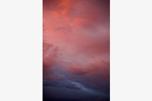 wolkiger Feuerhimmel