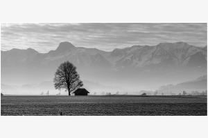 Stockhornkette im Dunst in SW