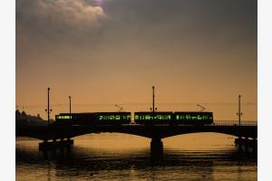 Quaibrücke mit Züri-Tram