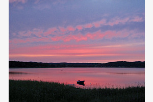 Sonnenuntergang am See