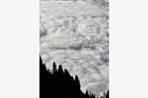 Flying above the clouds