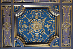 Deckenmuster im Schloss Fontainebleau