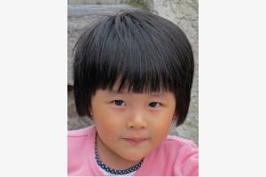 Mädchen aus Wuhan in China