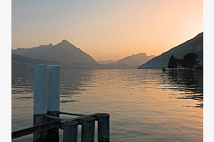 Abendstimmung am Thunersee