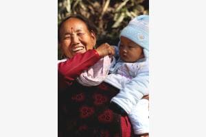 Herzliche Begegnung in Nepal