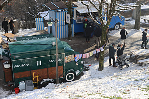 Imbiss am Weihnachtsmarkt