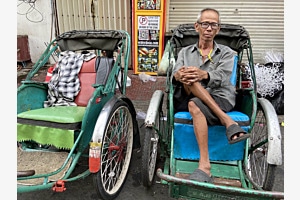 Phnom Penh - Warten auf Kundschaft