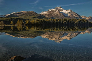 Morgenstimmung am Silsersee