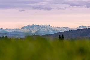 Weitsicht in Lupfig, Schweiz