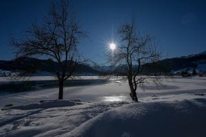 Sihlsee mit Schneebedeckung