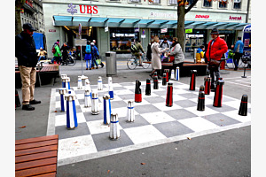 Schachspielen in Bern  - dieses Mal ohne Zuschauer