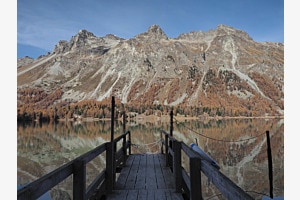 Bootssteg am Bergsee