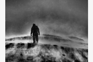 Storm in Antarctica