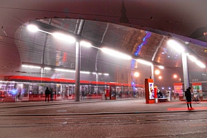 Nachts am Bahnhof Bern