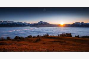 SEA OF FOG SUNSET