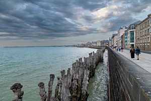 Saint Malo am Abend bei Flut Saint Malo am Abend bei Flut