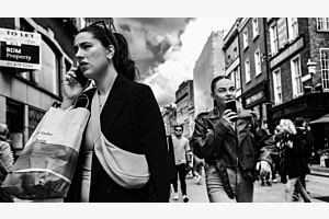 Street life in Dublin Ireland