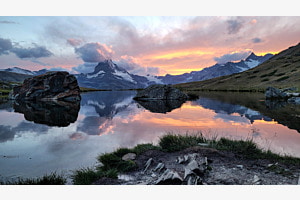 Abendstimmung am Stellisee