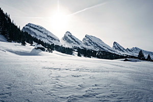 Churfirsten im Schnee