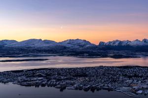 Winterwunderland Abstimmung Stadt Tromsö