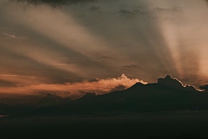 Wolken am Etna