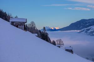 Über dem Nebel, Riedbündi b. Frutigen Über dem Nebel, Riedbündi b. Frutigen