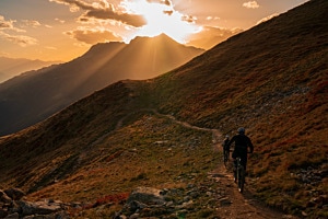 Sunset ride Sunset ride