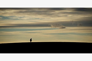 Allein in der Natur