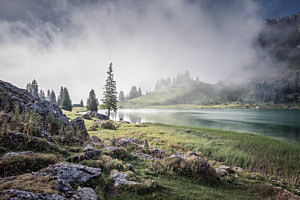 Wetterwechsel am Seebergsee