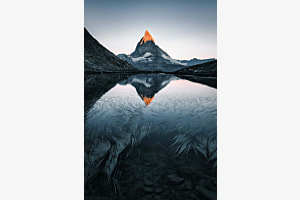 Das glühende Matterhorn