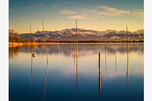Stiller Herbstabend am Pfäffikersee