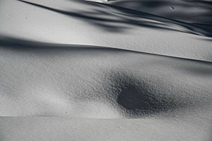 Loch im Schnee Loch im Schnee