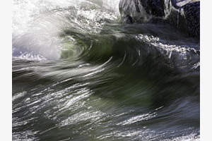 Wassermakro ¨Die WELLE¨ Langzeitbelichtung Maggia