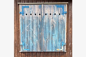 Blaues Fenster