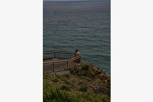 Gazing upon the vastness of the open ocean