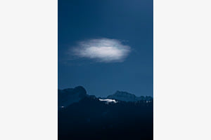 Mountain and a Cloud