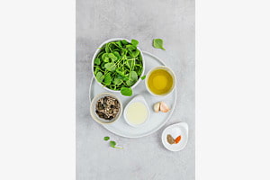 Zutaten für ein Pesto Zutaten für ein Pesto