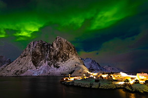Polarlicht auf den Lofoten