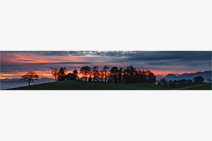 Sonnenaufgang über dem Gürbetal