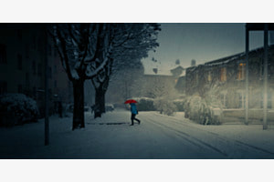 Plötzlicher Schneeeinfall